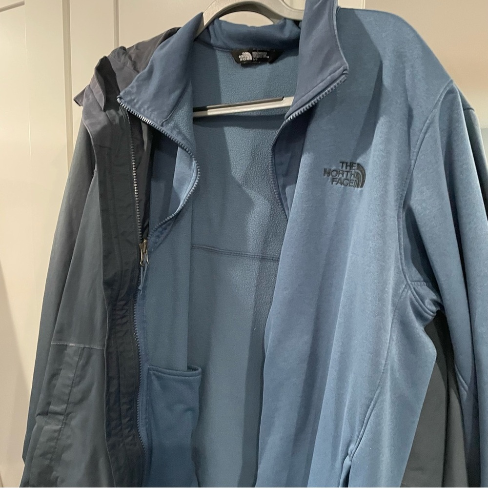 Men's North Face Large Mono Triclimate DryVent Ski Jacket Fleece Set